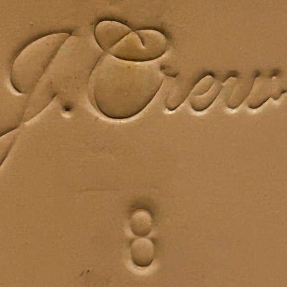 J. Crew Leather Scarlet Red Penny loafer mule flat women’s size 8 - Picture 3 of 9